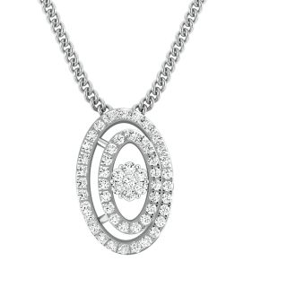 Erin Round Diamond Office Wear Pendant